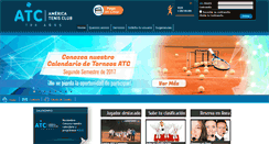 Desktop Screenshot of americatenisclub.com